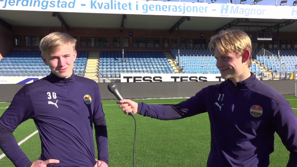 Tobias Fjeld Gulliksen og Fabian Holst-Larsen